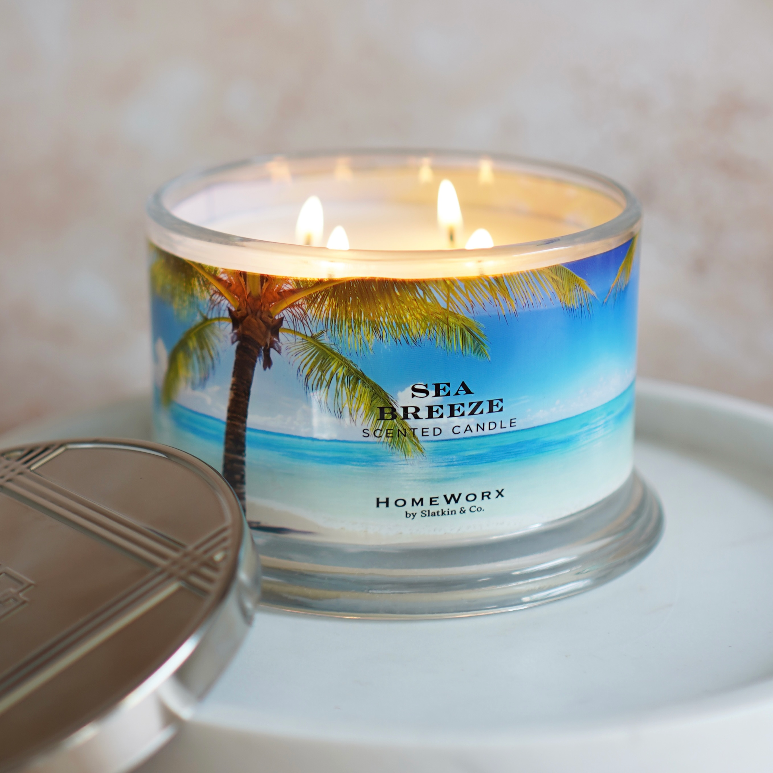 HomeWorx by Slatkin & Co. Coconut Beach Tropical Candle
