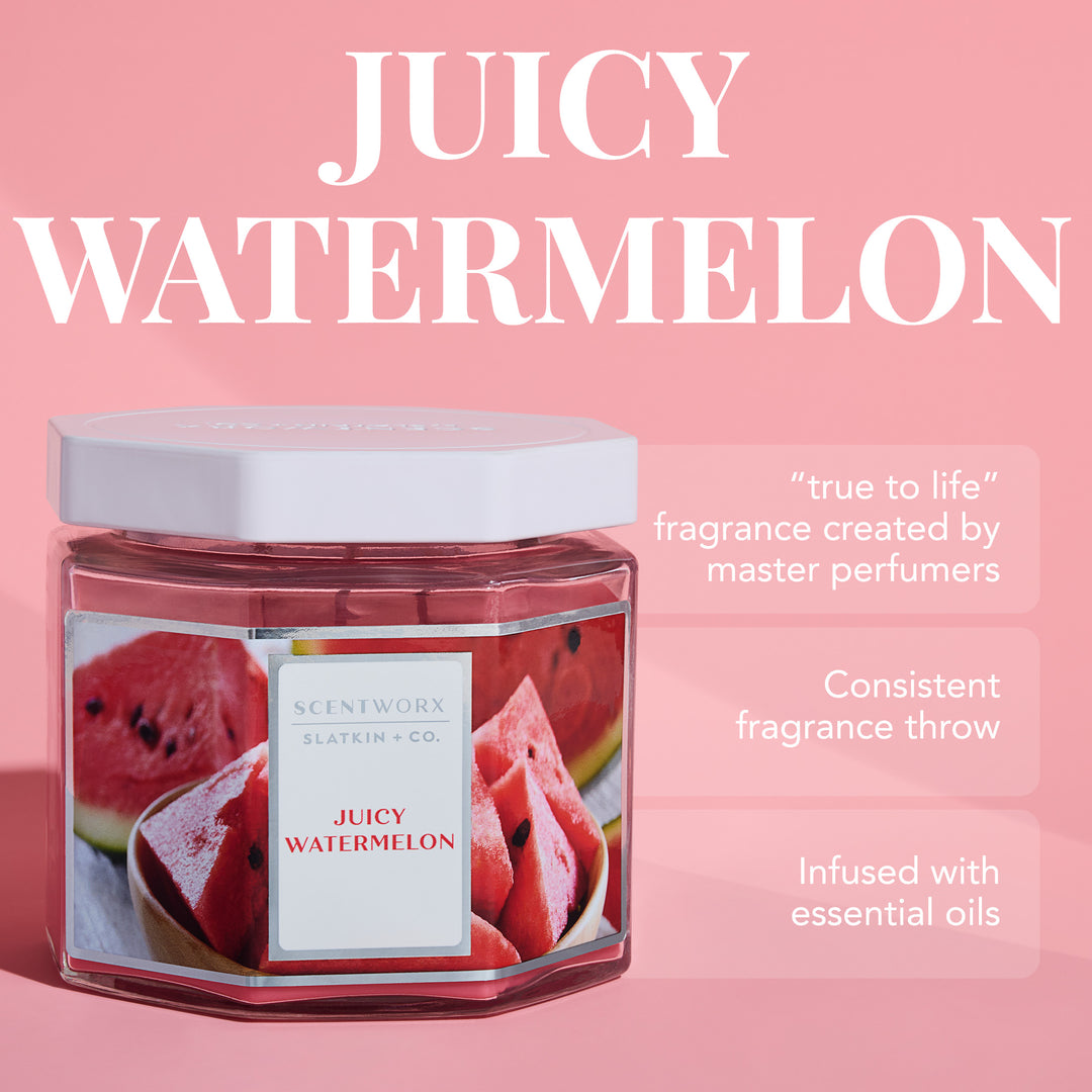 ScentWorx Juicy Watermelon 3-Wick Candle