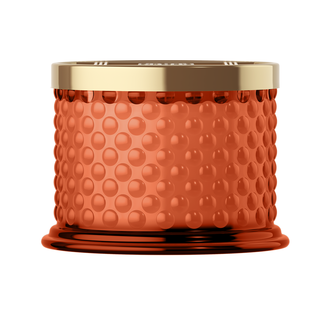 Harvest Donut 3-wick Hobnail Candle