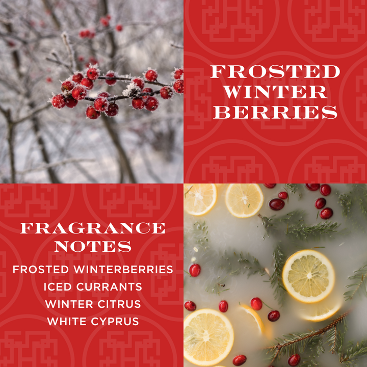 Frosted Winterberries 4-wick 4-wick Candle