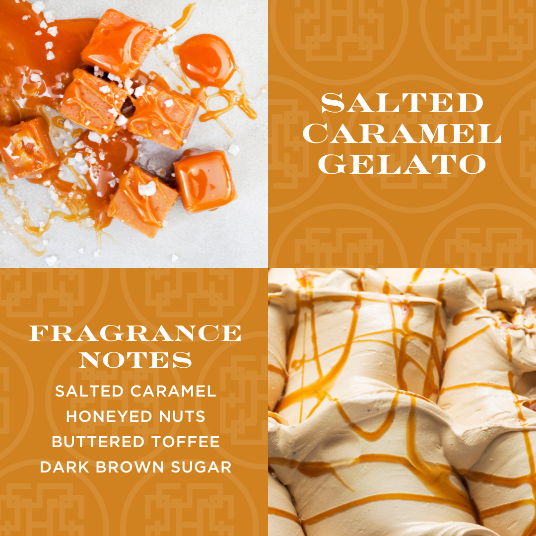 Salted Caramel Gelato 3-wick Candle