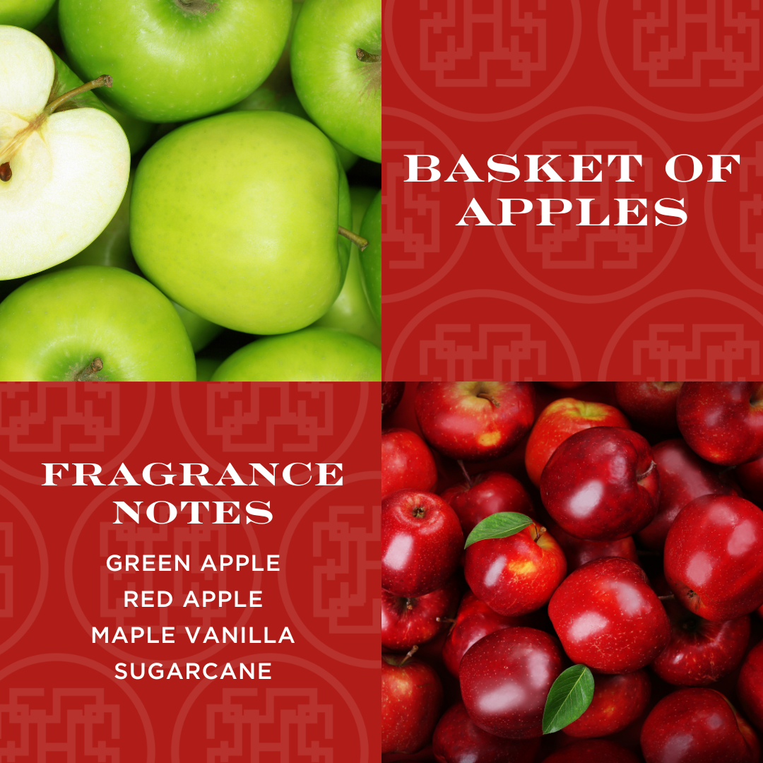 Basket of Apples 4-wick Candle