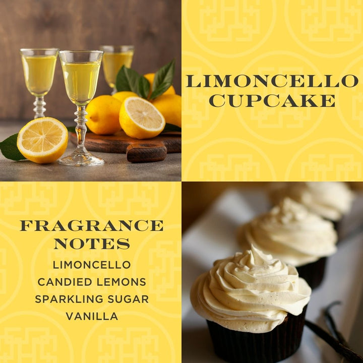 Limoncello Cupcake 3-wick Hobnail Candle