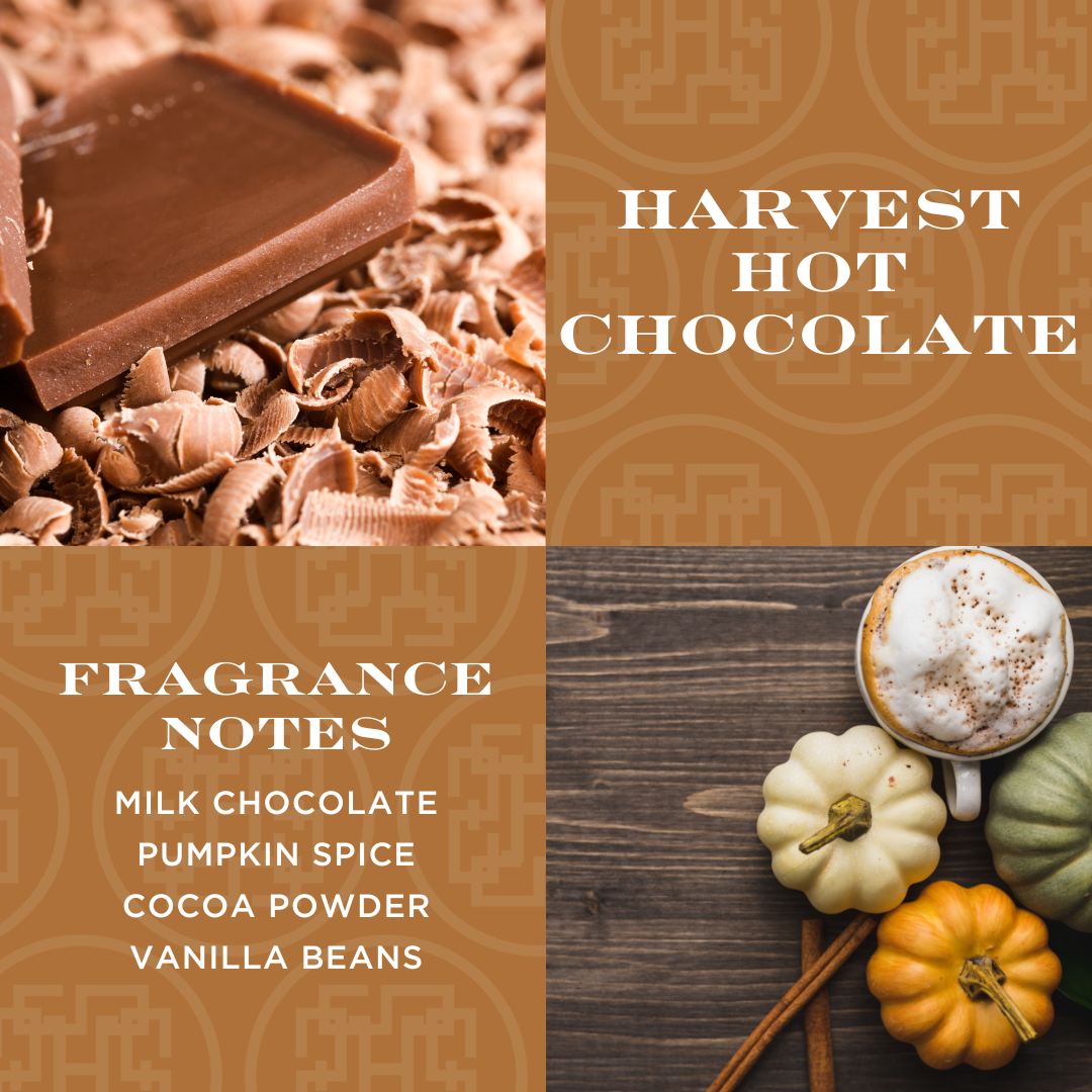 Harvest Hot Chocolate 4-wick Candle