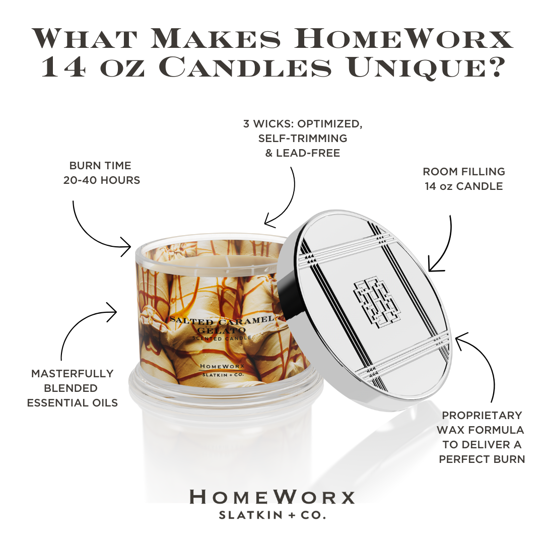 Salted Caramel Gelato 3-wick Candle