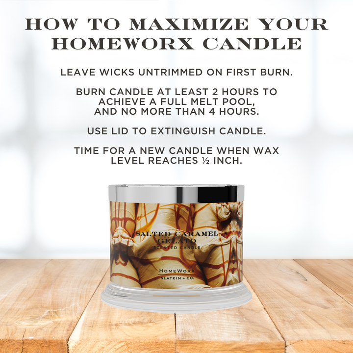 Salted Caramel Gelato 3-wick Candle