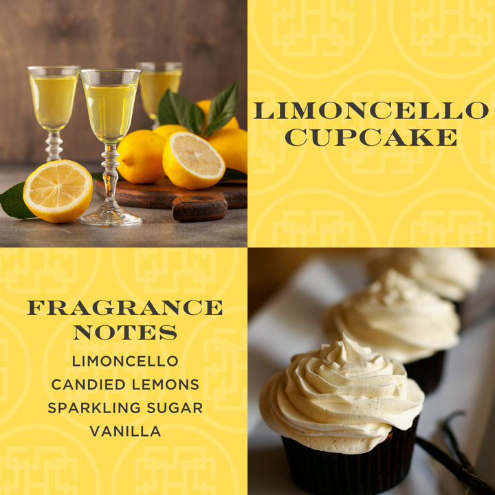 Limoncello Cupcake Specialty Candle with Gift Box