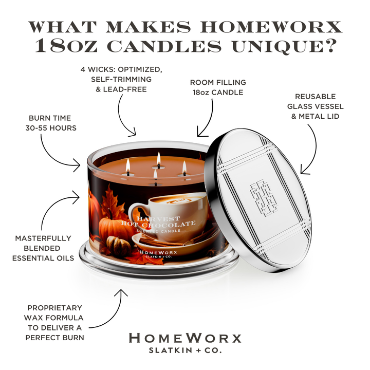 Harvest Hot Chocolate 4-wick Candle