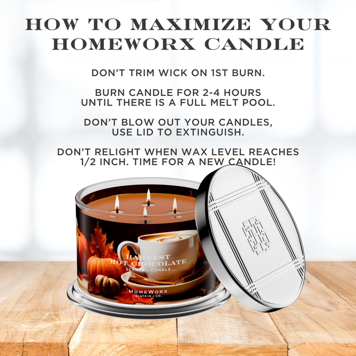 Harvest Hot Chocolate 4-wick Candle