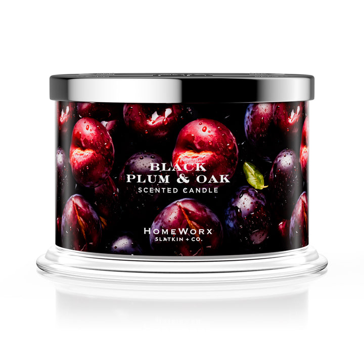 Black Plum & Oak 4-wick Candle