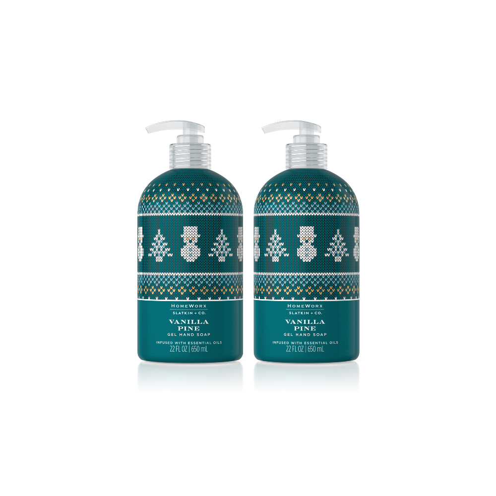 Vanilla Pine Gel Hand Soap Set of 2