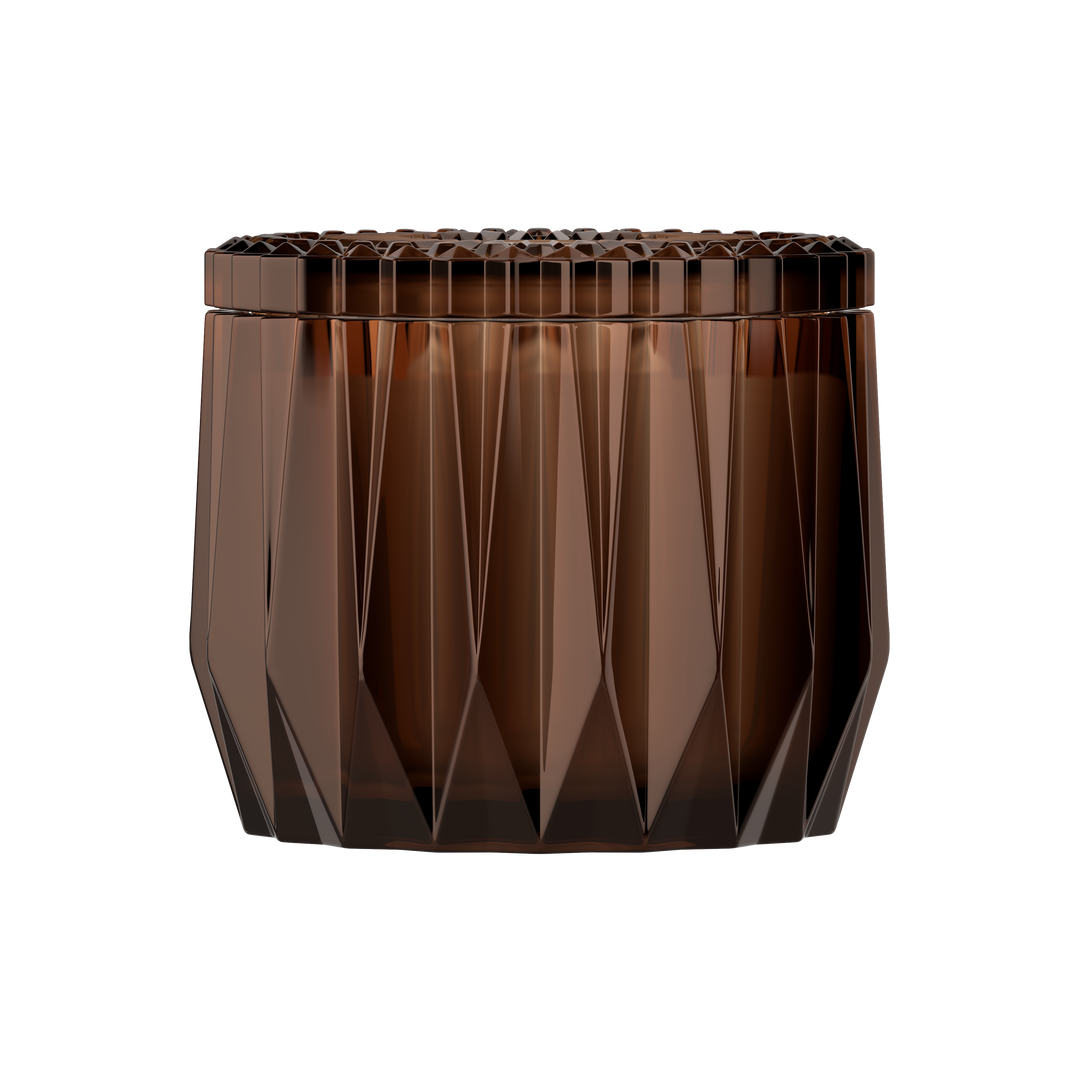 Creepy Cauldron 3-wick Faceted Glass Candle
