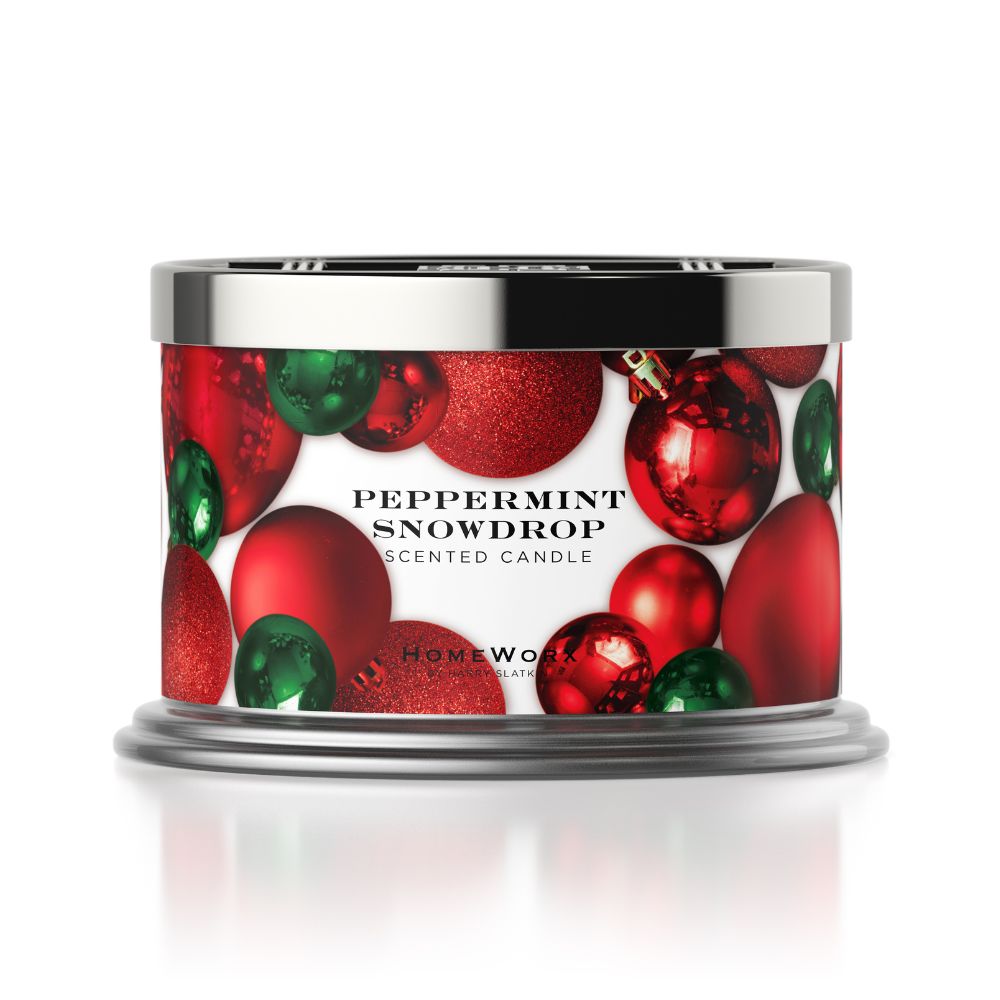Peppermint Snowdrop 4-Wick Candle