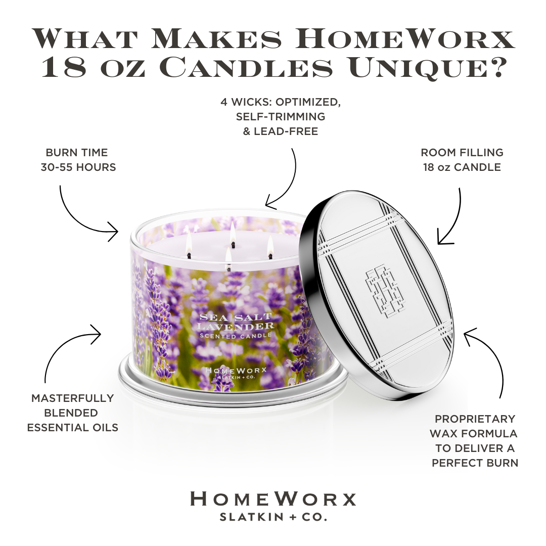 Sea Salt Lavender 4-wick Candle