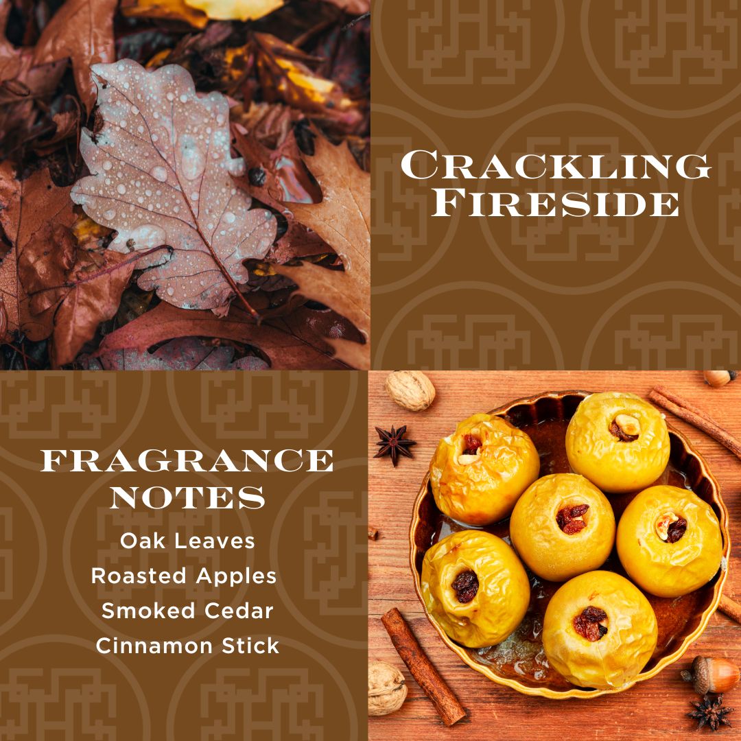 Crackling Fireside Specialty 4-wick Candle with Gift Box
