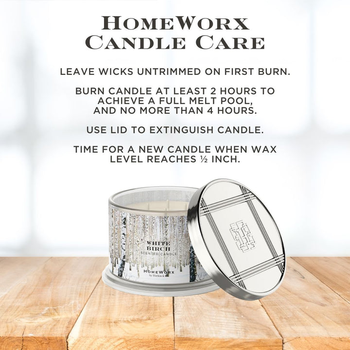 White Birch 4-wick Candle