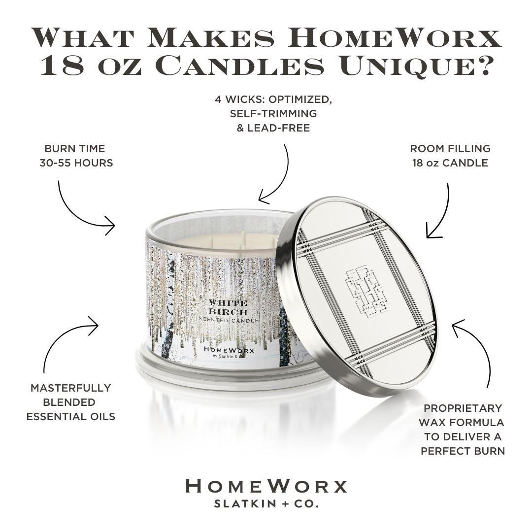 White Birch 4-wick Candle