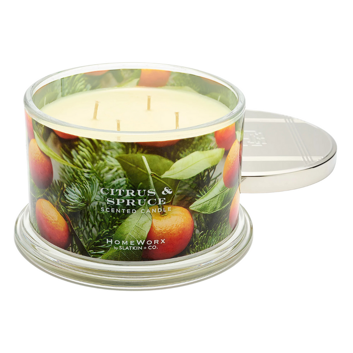 Citrus & Spruce 4-wick Candle