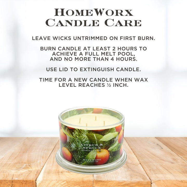 Citrus & Spruce 4-wick Candle