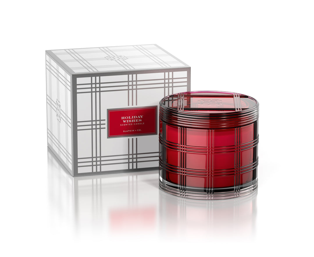 Holiday Wishes 4-wick Specialty Candle with Gift Box