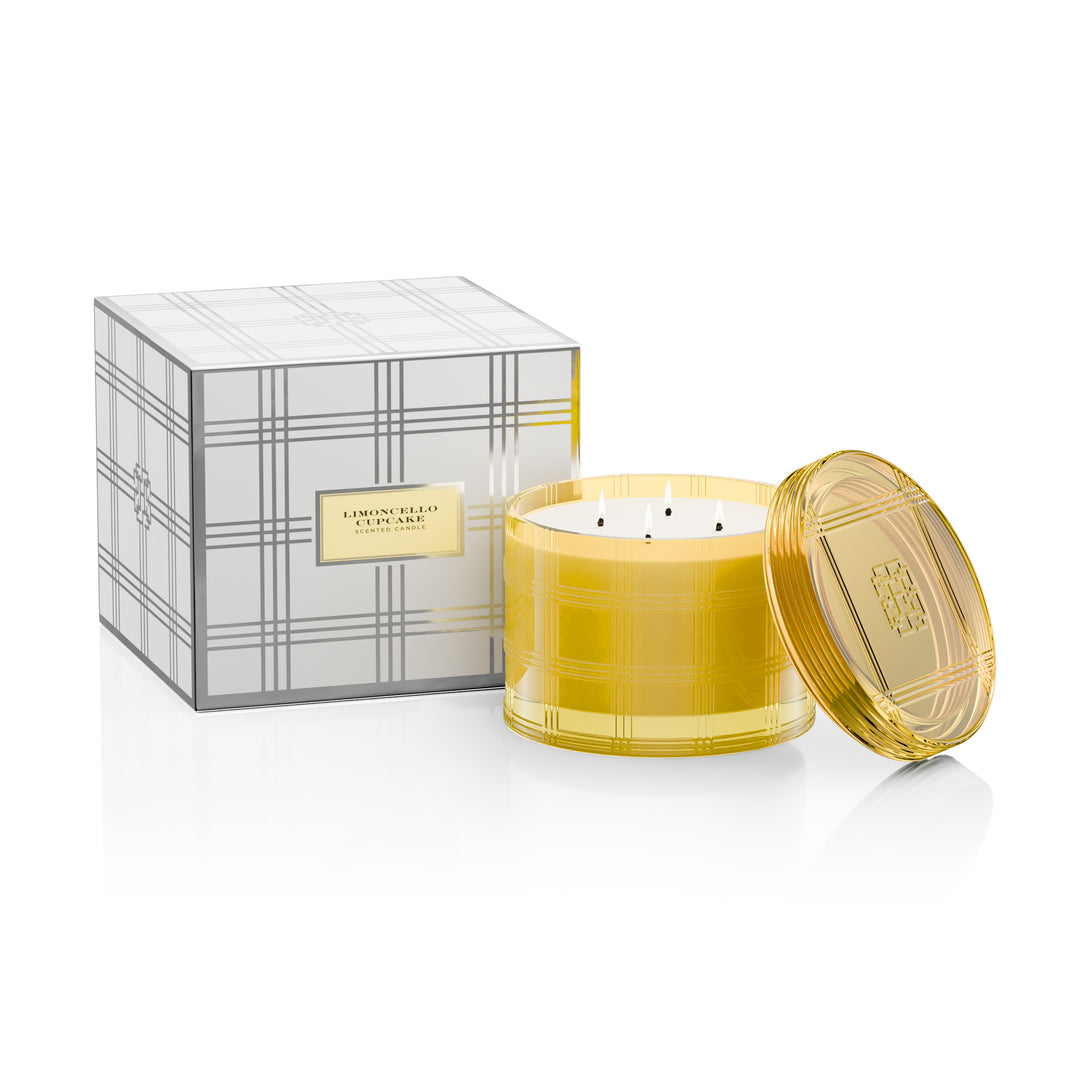 Limoncello Cupcake 4-wick Specialty Candle with Gift Box