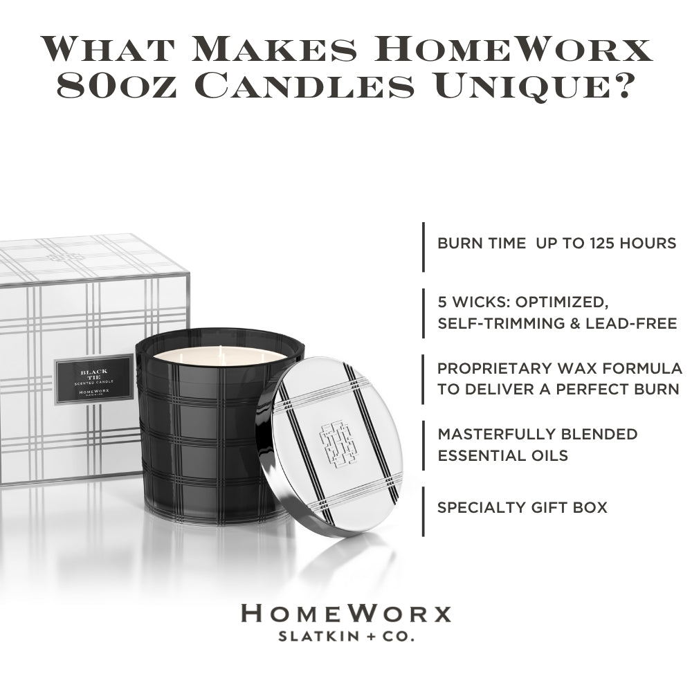 Black Tie 80 oz. 5-Wick Luxe Candle