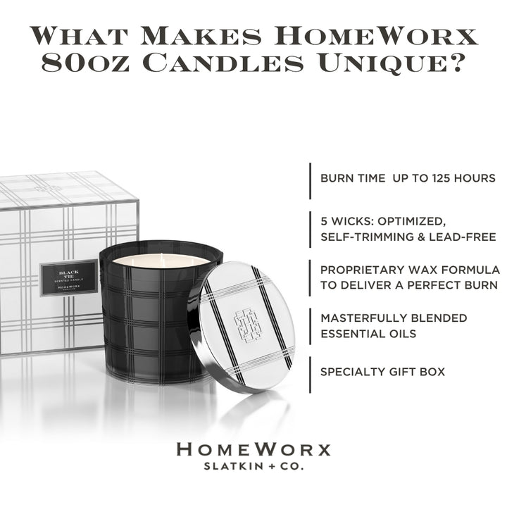 Black Tie 80 oz. 5-Wick Luxe Candle