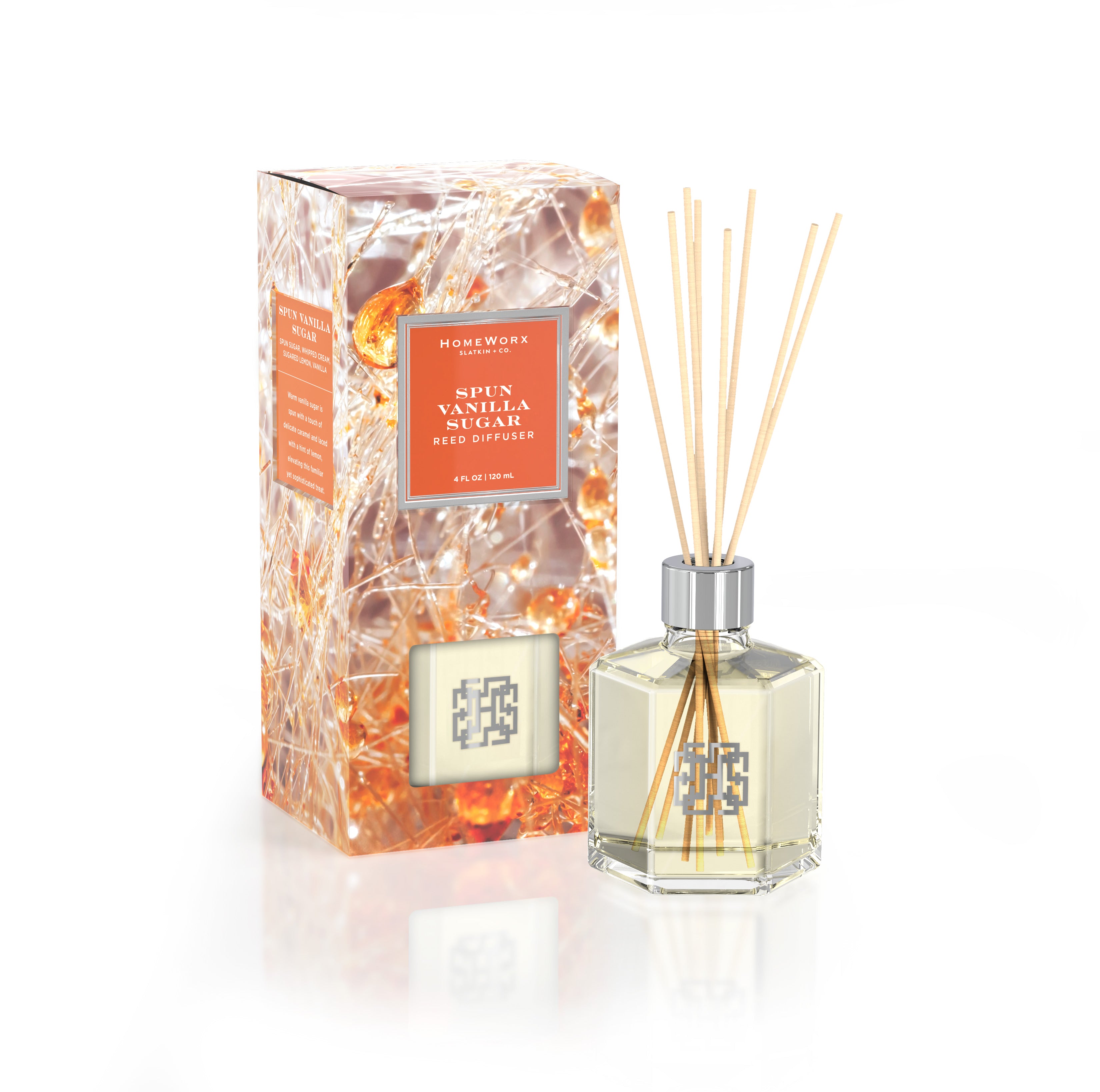 Spun Vanilla Sugar Reed Diffuser Slatkin + Co. Spun Vanilla Sugar Reed Diffuser Slatkin + Co.