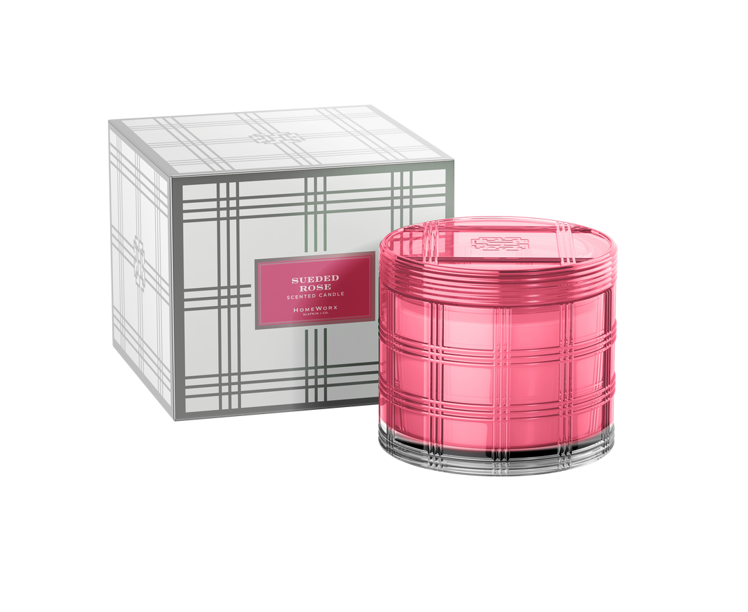 Sueded Rose 4-wick Specialty Candle with Gift Box