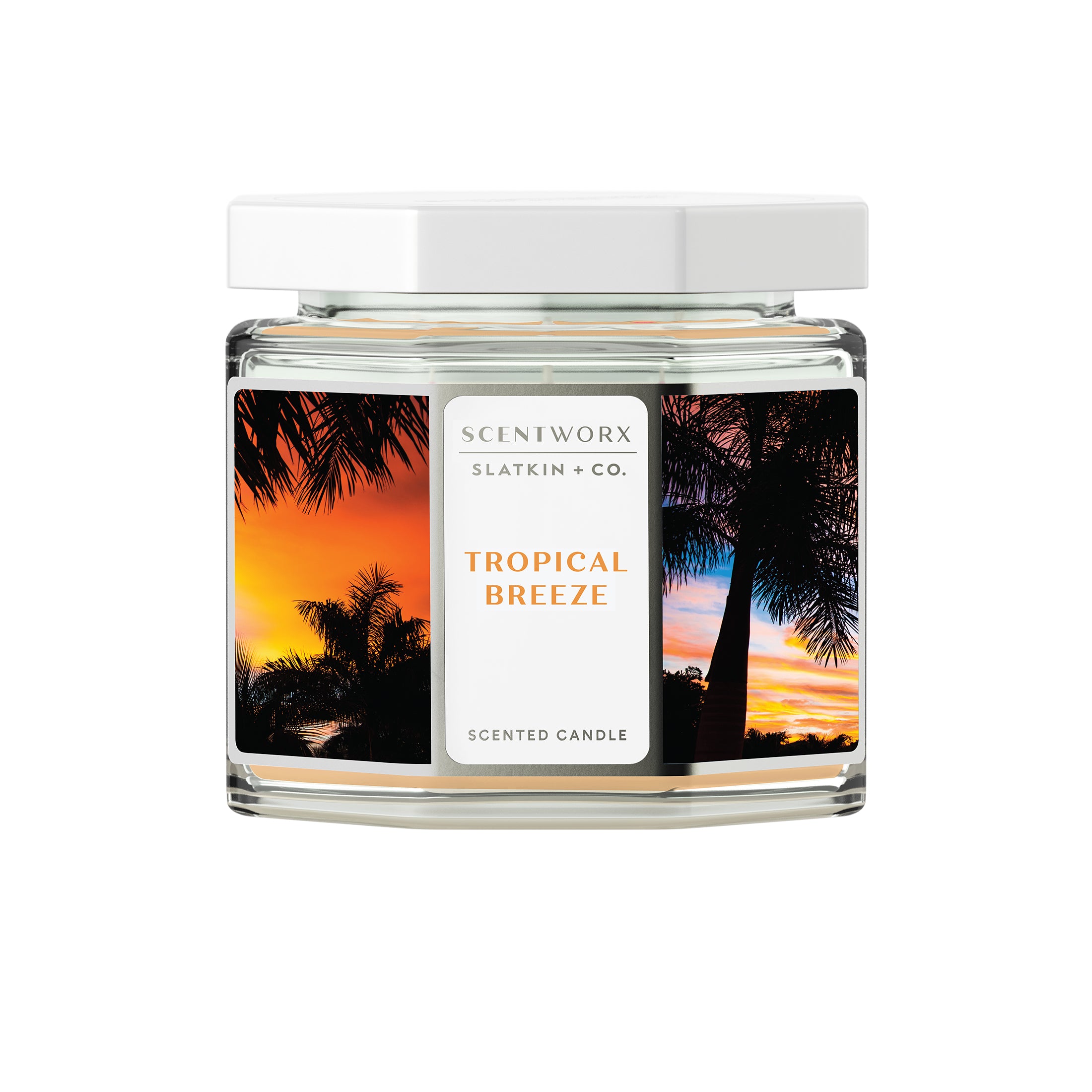 ScentWorx Tropical Breeze 3-Wick Candle – Slatkin + Co.