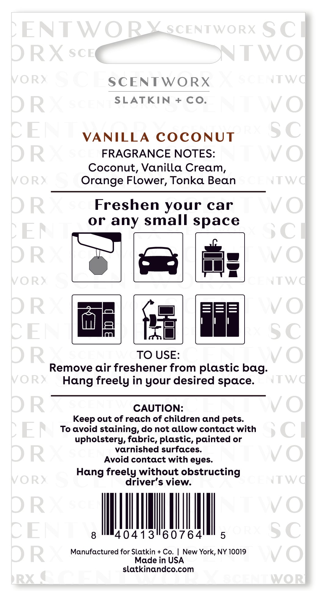 Vanilla Coconut S/3 Auto Air Fresheners