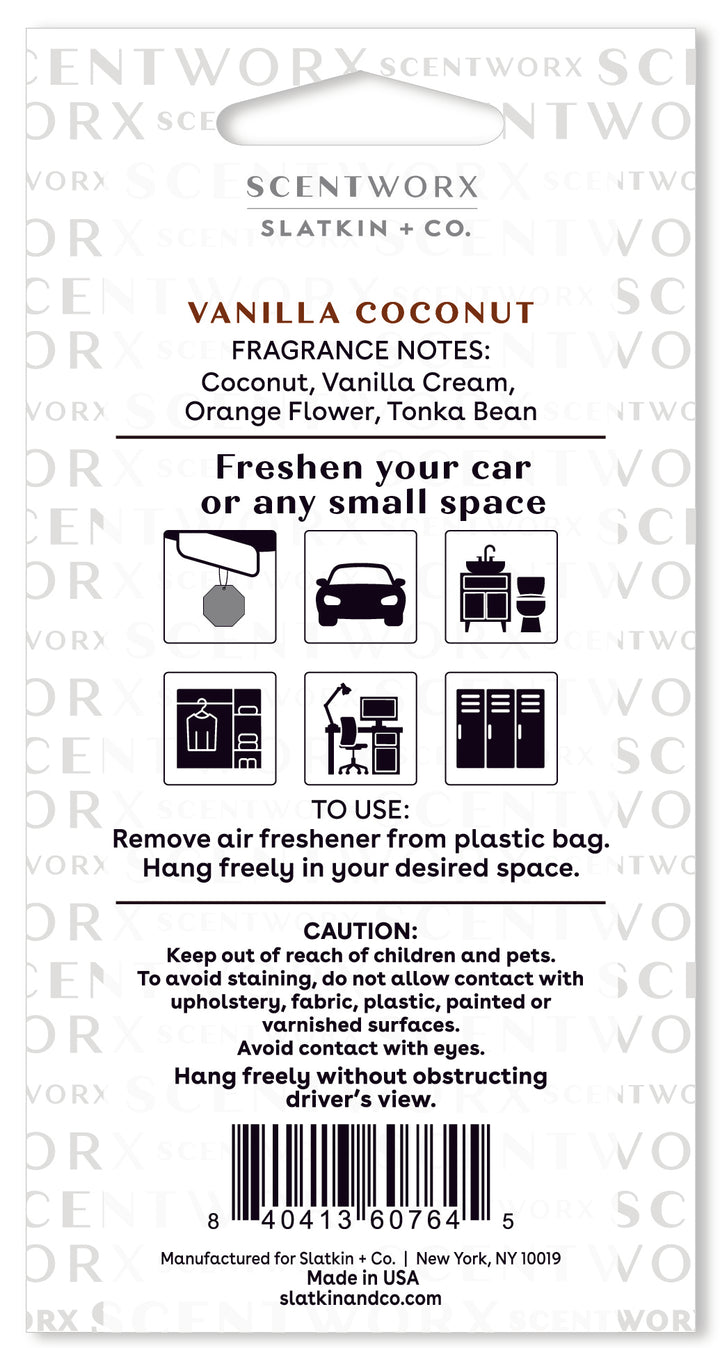 Vanilla Coconut S/3 Auto Air Fresheners