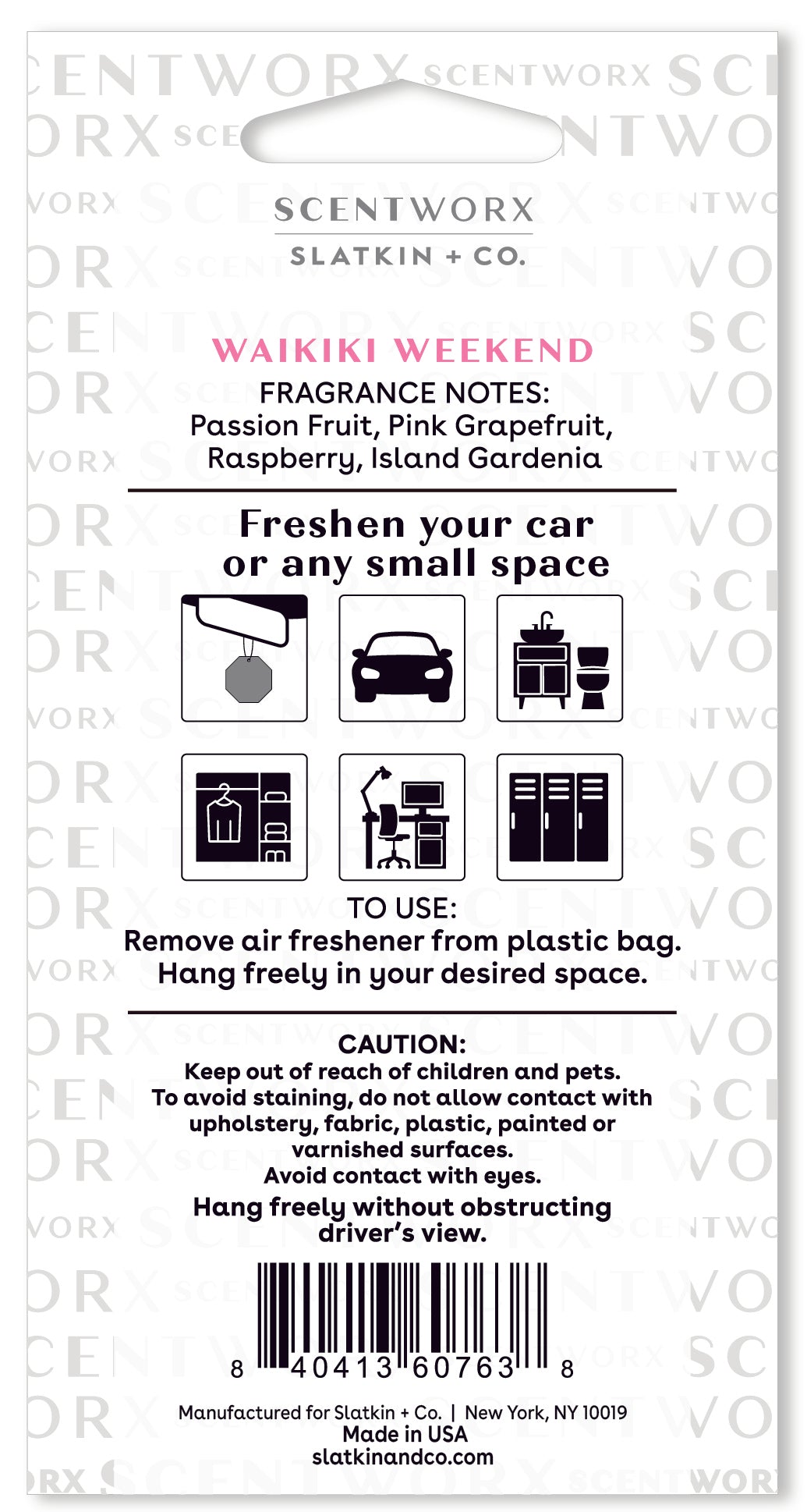 Waikiki Weekend S/3 Auto Air Fresheners