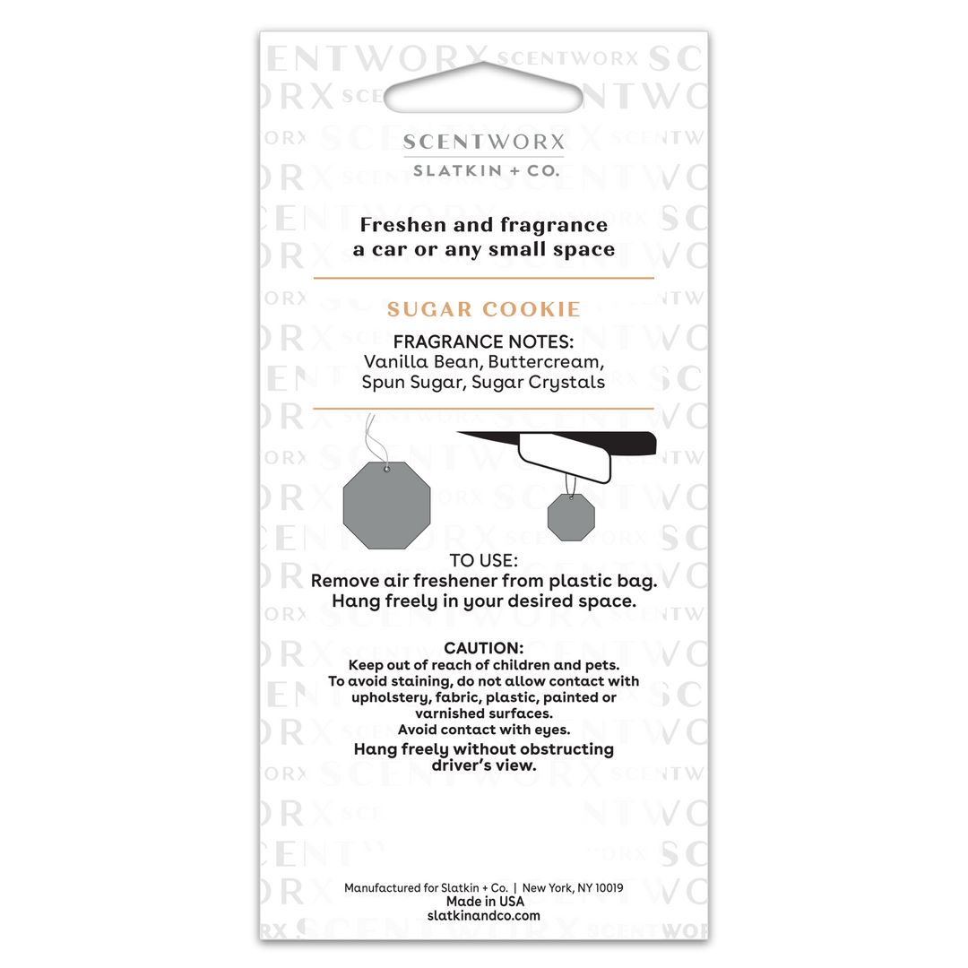 Sugar Cookie S/3 Auto Air Fresheners