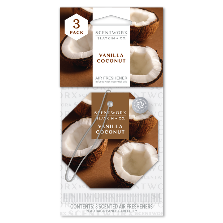 Vanilla Coconut S/3 Auto Air Fresheners
