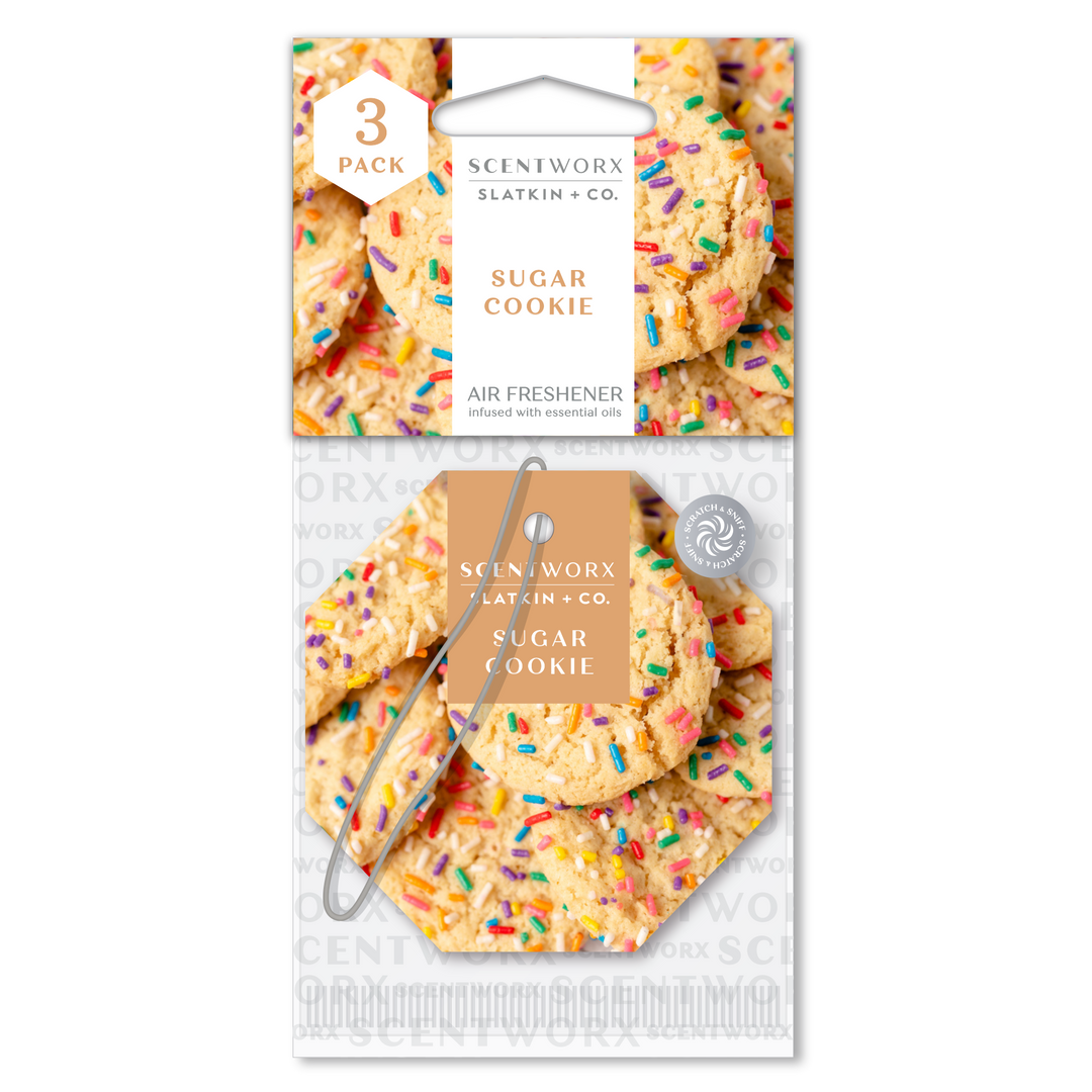 Sugar Cookie S/3 Auto Air Fresheners