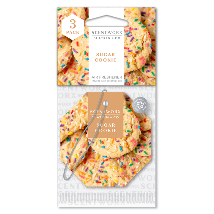 Sugar Cookie S/3 Auto Air Fresheners