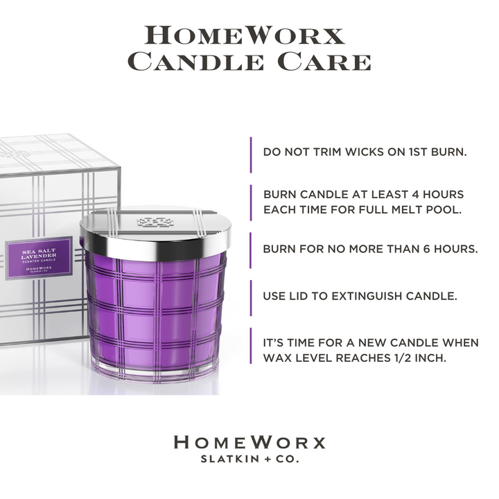 Sea Salt Lavender 80 oz. 5-Wick Luxe Candle
