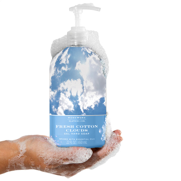 Fresh Cotton Clouds Gel Hand Soap