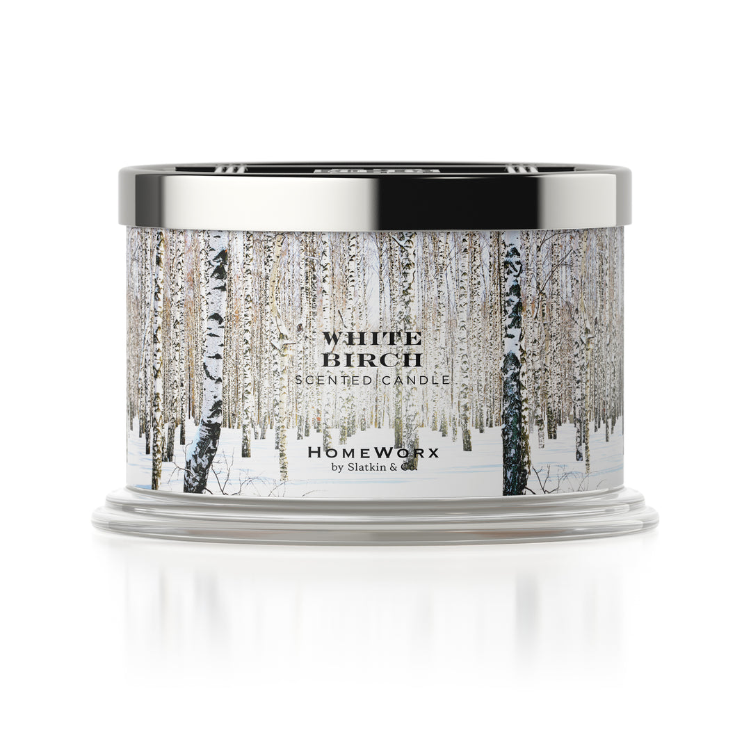 White Birch 4-wick Candle