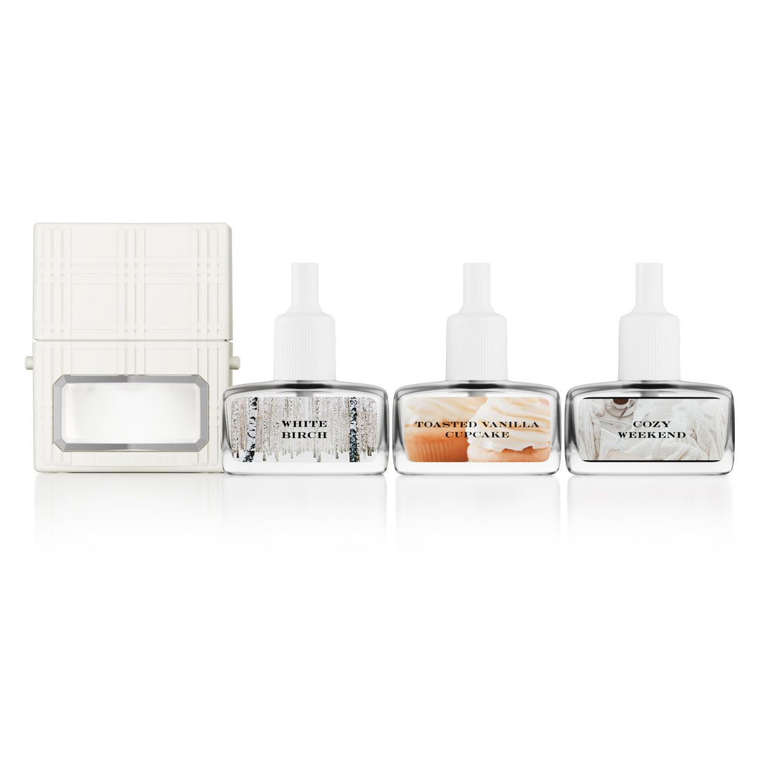 Set of 3 Cozy Diffusers & Device