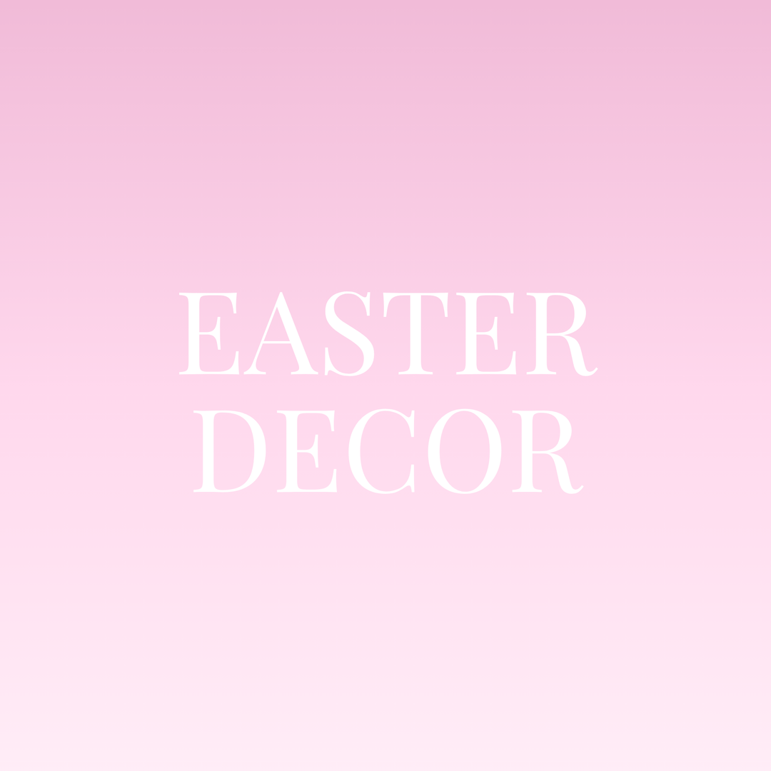 Easter Decor