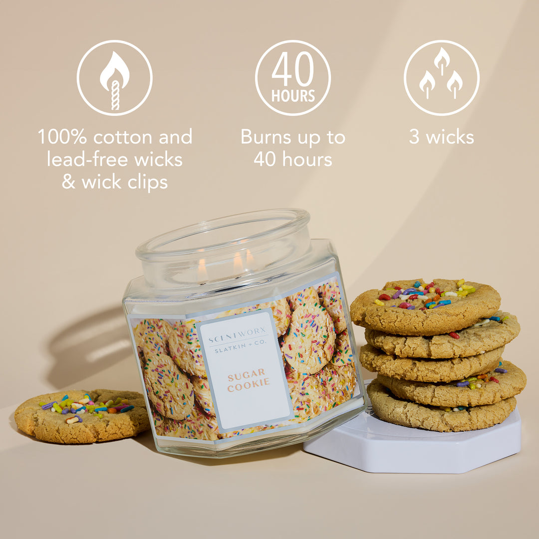 ScentWorx Sugar Cookie 3-Wick Candle