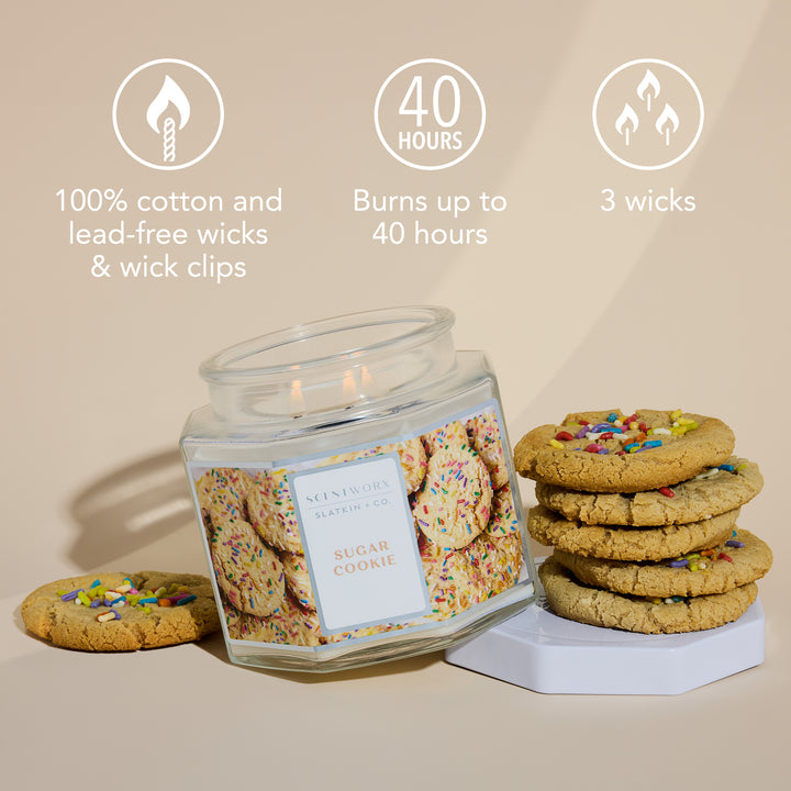 ScentWorx Sugar Cookie 3-Wick Candle