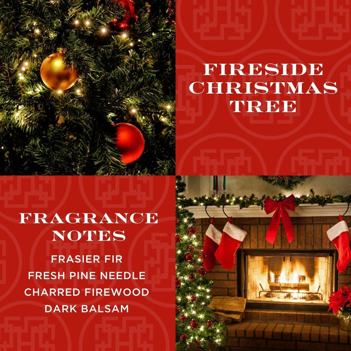 Fireside Christmas Tree Candle