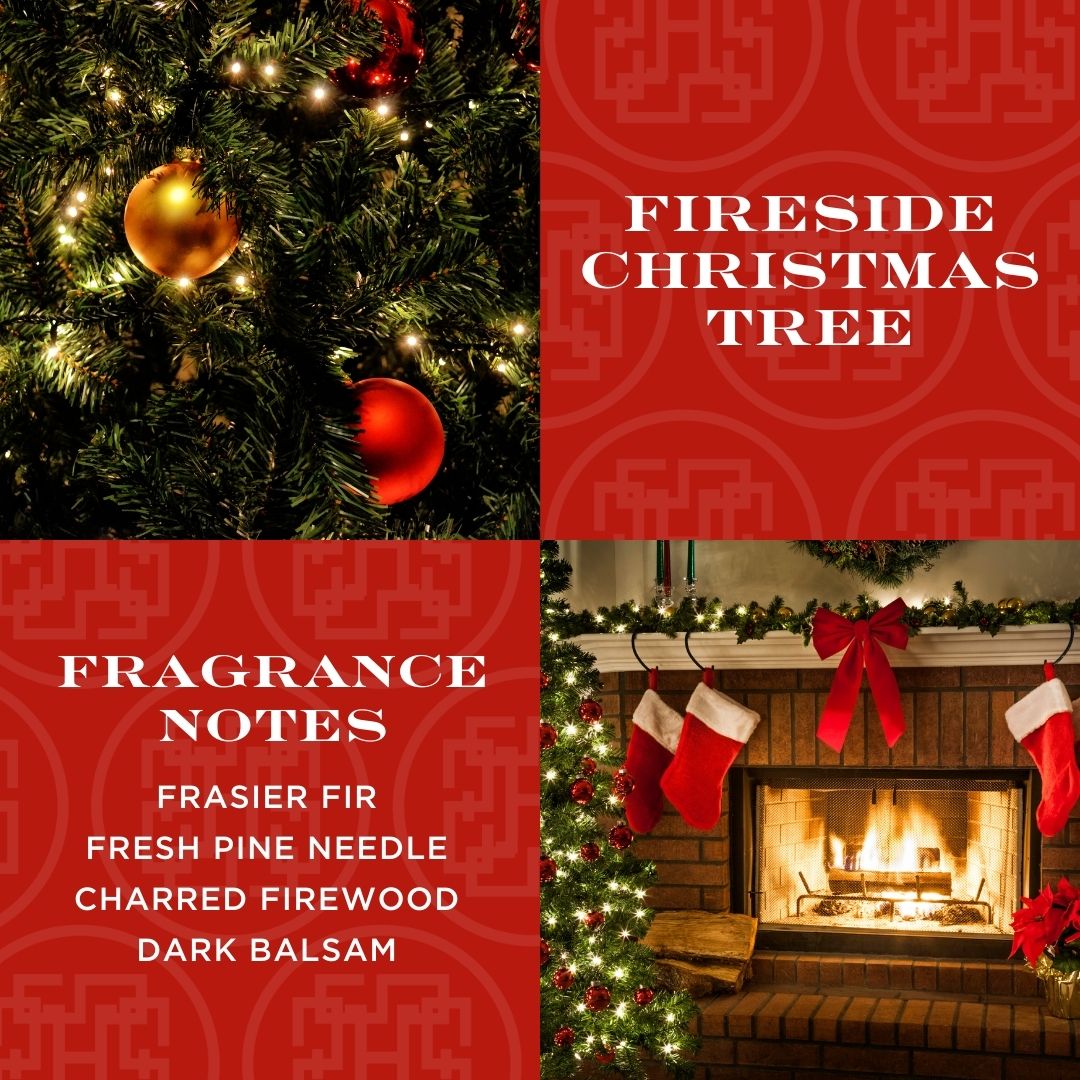 Fireside Christmas Tree Candle