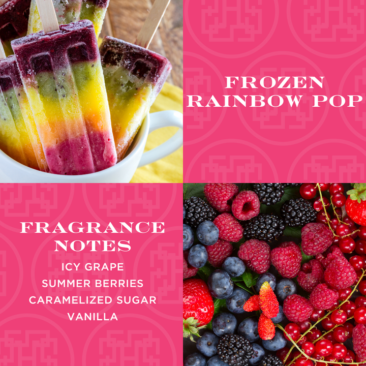 Frozen Rainbow Pop Candle