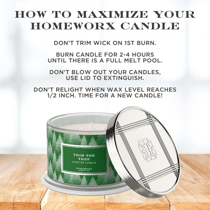Trim the Tree Candle