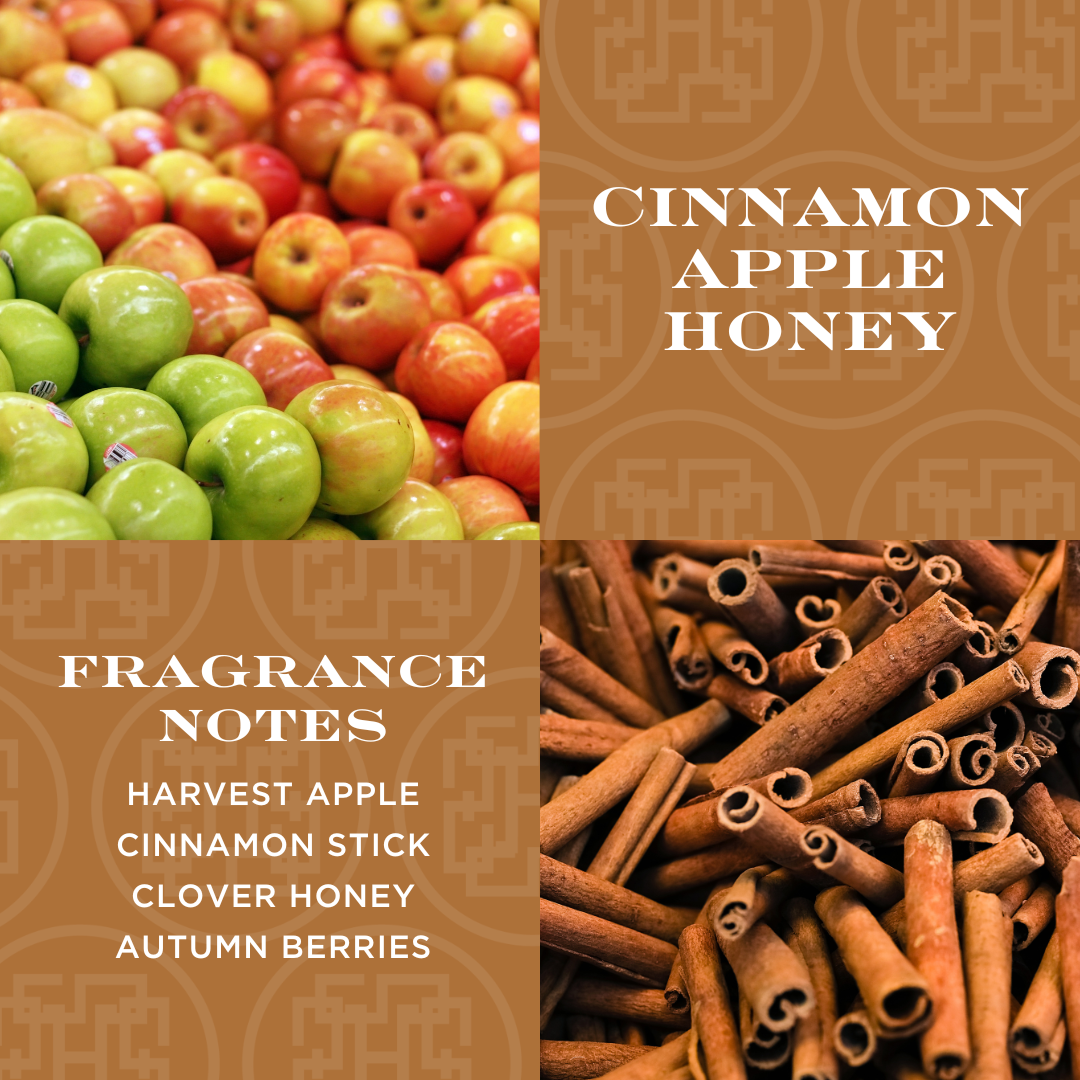 Cinnamon Apple Honey 4-wick Candle