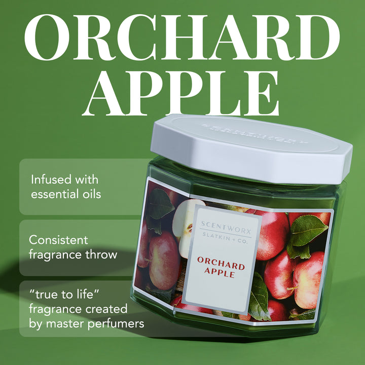 ScentWorx Orchard Apple 3-Wick Candle